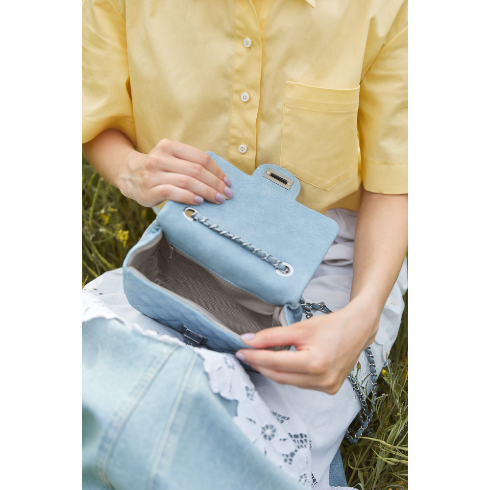 DENIM BAG BLUE